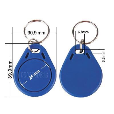 125Khz TK4100 ABS Keyfob